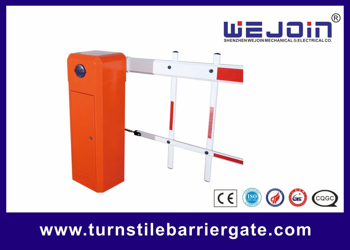 Automated Electronic Car Park Barrier Gate Arm With Die Casting Aluminum Alloy Motor