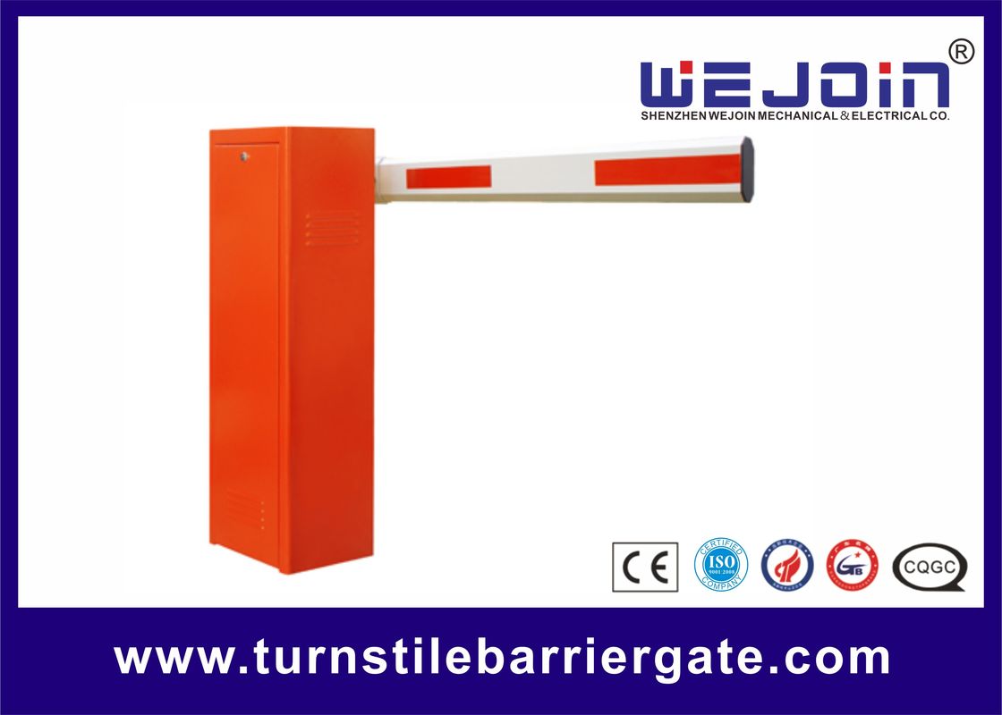 Heavy Duty Parking Lot Barriers Electric Boom Gate With Car Parking Management System