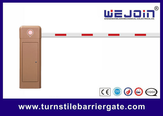 DC24V পরিবর্তনশীল-ফ্রিকোয়েন্সি 100% ডিউটি ​​সাইকেল 6m সোজা বুম রিমোট কন্ট্রোল ব্যারিয়ার গেট