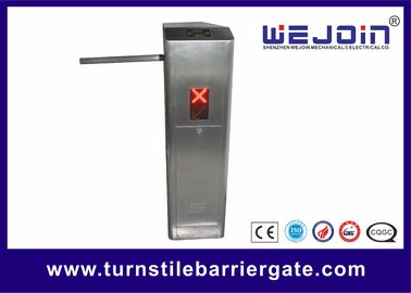 220V / 110 ভি টিপড টার্নস্টাইল গেট ইন্ডোর ব্যারিয়ার প্রবেশাধিকার নিয়ন্ত্রণ 25-32 ব্যক্তি / সর্বনিম্ন
