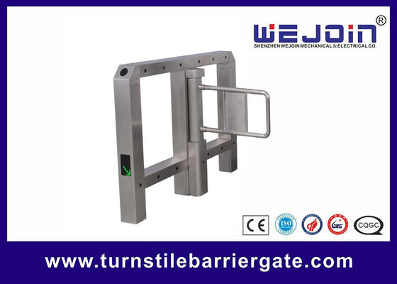 এন্টি পিনচ এসএস৩০৪ আরএফআইডি ফেস রিকগনিশন অটোমেটিক সুইং ব্যারিয়ার গেট ৫০০ মিমি আর্ম সহ